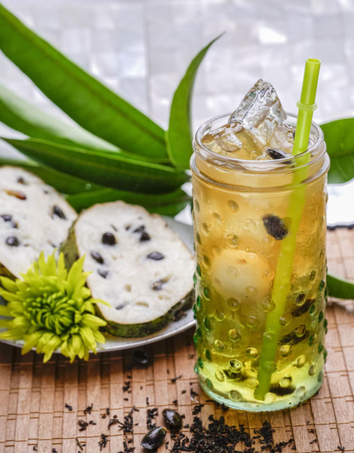 soursop green iced tea